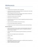 Desarrollo en la Adolescencia