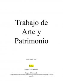 El Arte Neoclasico en Venezuela. Página 1