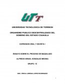ORGANISMO PUBLICO DESCENTRALIZADO DEL GOBIENO DEL ESTADO COAHUILA