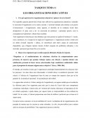 LES ORGANITZACIONS EDUCATIVES