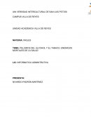 El tabaquismo y el alcohol enemigos mortales de la salud