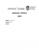 ANÁLISIS Y CRÍTICA