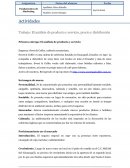 El análisis de producto y servicio, precio y distribución