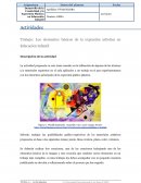 Los elementos básicos de la expresión artística en Educación Infantil