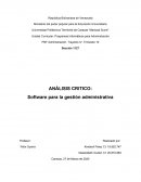 Software para la gestión administrativa