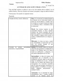 Actividad de indagación Ética