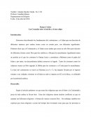 Ensayo Crítico Las Cruzadas entre el mérito y el mea culpa