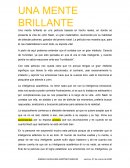 REPORTE DE UNA MENTE BRILLANTE