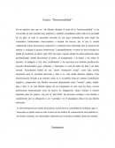 Ensayo "homosexualidad"