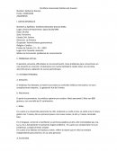 Anamnesis. Motivo de la Consulta: problemas de concentración