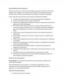 Generalidades del presupuesto