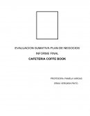 EVALUACION SUMATIVA PLAN DE NEGOCIOS CAFETERIA COFFE BOOK