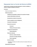 Respuestas Caso La Función del Director de RRHH