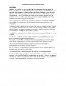 Fuentes del derecho administrativo. Caso Práctico