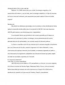 CASO ARCOR (SOCIOLOGÍA DE LAS ORGANIZACIONES). Página 1