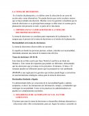 IMPORTANCIA Y LIMTACIONES DE LA TOMA DE DECISIONES RACIONAL