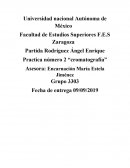 Practica número 2 “cromatografía” El preparativo del disolvente