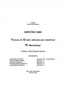 Técnicas de Estudio indicadas para beneficiar “El Aprendizaje”