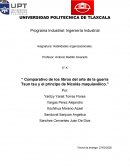 Comparativo de los libros del arte de la guerra Tsun tsu y el príncipe de Nicolás maquiavélico