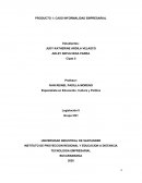 PRODUCTO 1: CASO INFORMALIDAD EMPRESARIAL