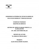 REPORTE DE LECTURA “EL DERECHO PRECOLONIAL”