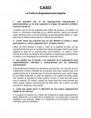 LA CULTURA ORGANIZACIONAL SI IMPORTA