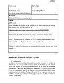 Análisis de la Información Financiera “La Comer”