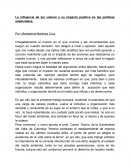 La influencia de los valores y su impacto positivo en las políticas ambientales
