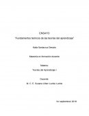Fundamentos teóricos de las teorías del aprendizaje
