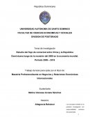 Estudio del flujo de comercial entre China y la República Dominicana luego de la recesión del 2008 en la economía mundial