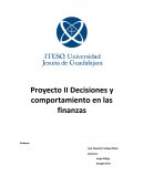 Decisiones y comportamiento en las finanzas