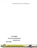 Historia del Fisica Syllabus