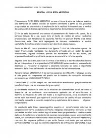 RESEÑA OJOS BIEN ABIERTOS. Página 1