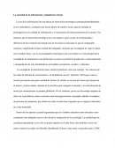 La sociedad de la información y plataforma virtual