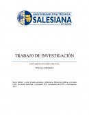 TRABAJO DE INVESTIGACIÓN. CONTABILIDAD GUBERNAMENTAL