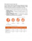 Cifras actuales de consumo de agua cruda
