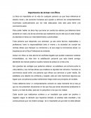 Importancia de Actuar con Ética