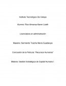 Conclución de la pelicula de recursos humanos