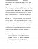 PLANEAMIENTO Y DIRECCION DEL ESFUERZO DE BUSQUEDA DE LA INFORMACION