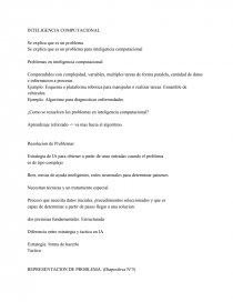 INTELIGENCIA COMPUTACIONAL. Página 1