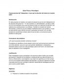 Trabajo de Fundamentos. Salud Física y Psicológica