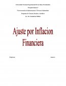 Ajuste por inflacion Financiera