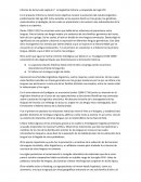 Informe de lectura del capitulo 7: la lingüística historia y comparada del siglo XIX