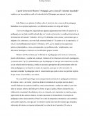 Pedagogía. Debate inacabado. Concepto