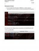 Procesos de linux en entorno
