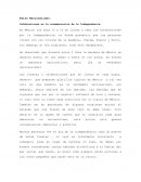 Falso Nacionalismo. Celebraciones en la conmemoración de la Independencia