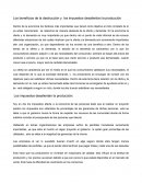 Los beneficios de la destrucción y los impuestos desalientan la producción