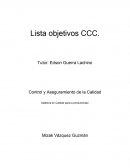 Control y Aseguramiento de la Calidad Maestría en Calidad para la productividad