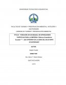 Creación de un manual de operaciones turísticas para “Bitácora Expeditions Ecuador" en la zona del Bajo Napo