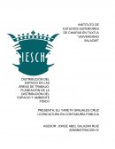 DISTRIBUCIÓN DEL ESPACIO EN LAS ÁREAS DE TRABAJO: PLANEACIÓN DE LA DISTRIBUCIÓN DEL ESPACIO Y AMBIENTE FÍSICO